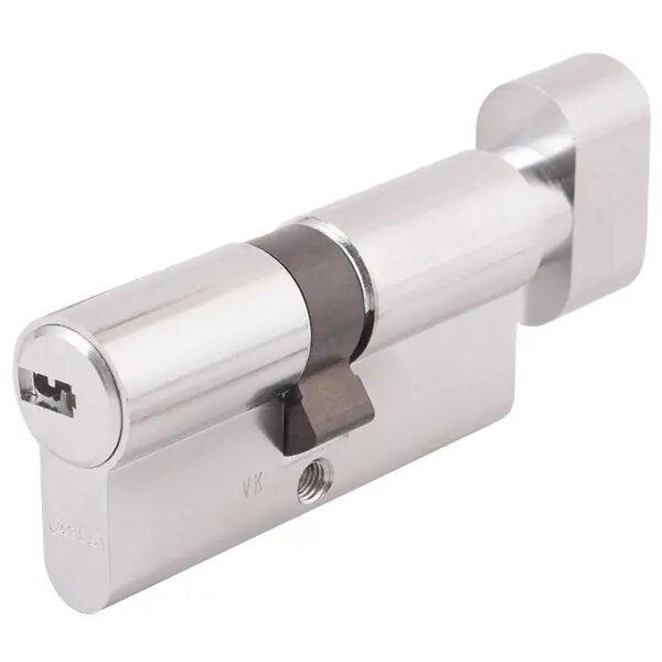 Цилиндр Abus KD6N Z30/K40 30x40 мм ключ/вертушка цвет никель