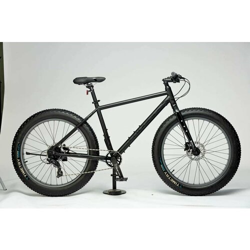 фото Велосипед фэтбайк fatbike time try tt222/8s 26" алюминиевая рама 19.5" гидравлический тормоз, черный