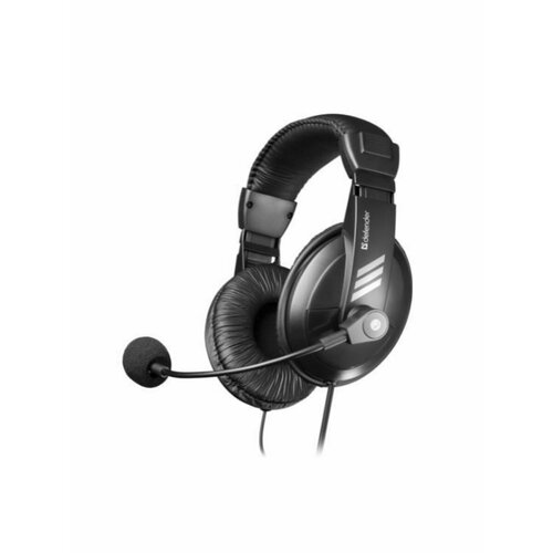 Наушники-гарнитура DEFENDER 63750 GRYPHON 750 черный 1443₽