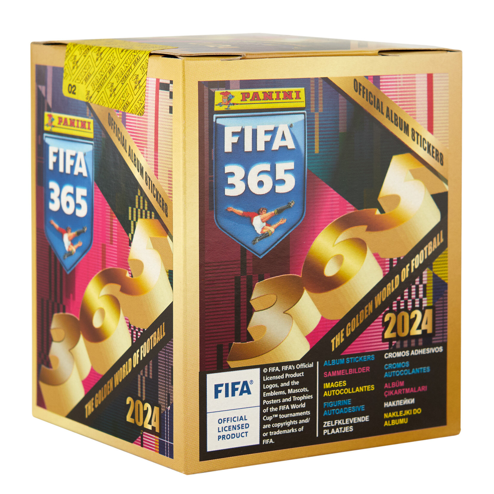 Panini наклейки FIFA 365 2024 50 пакетиков в боксе / Фифа 2024