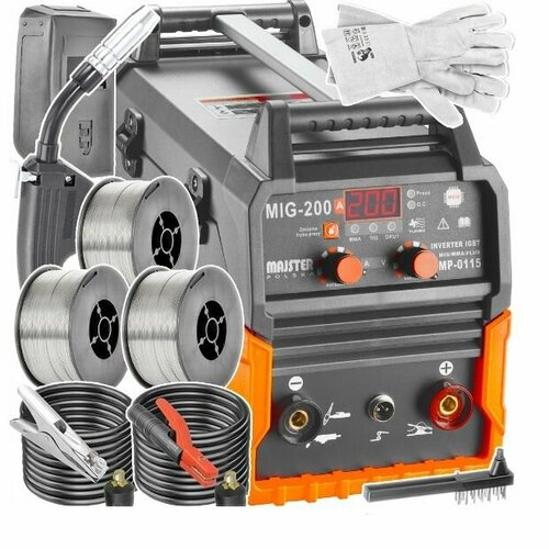 Сварочный аппарат инверторный Majster Polska МР-0115 40-200 А 230 В 3800000₽