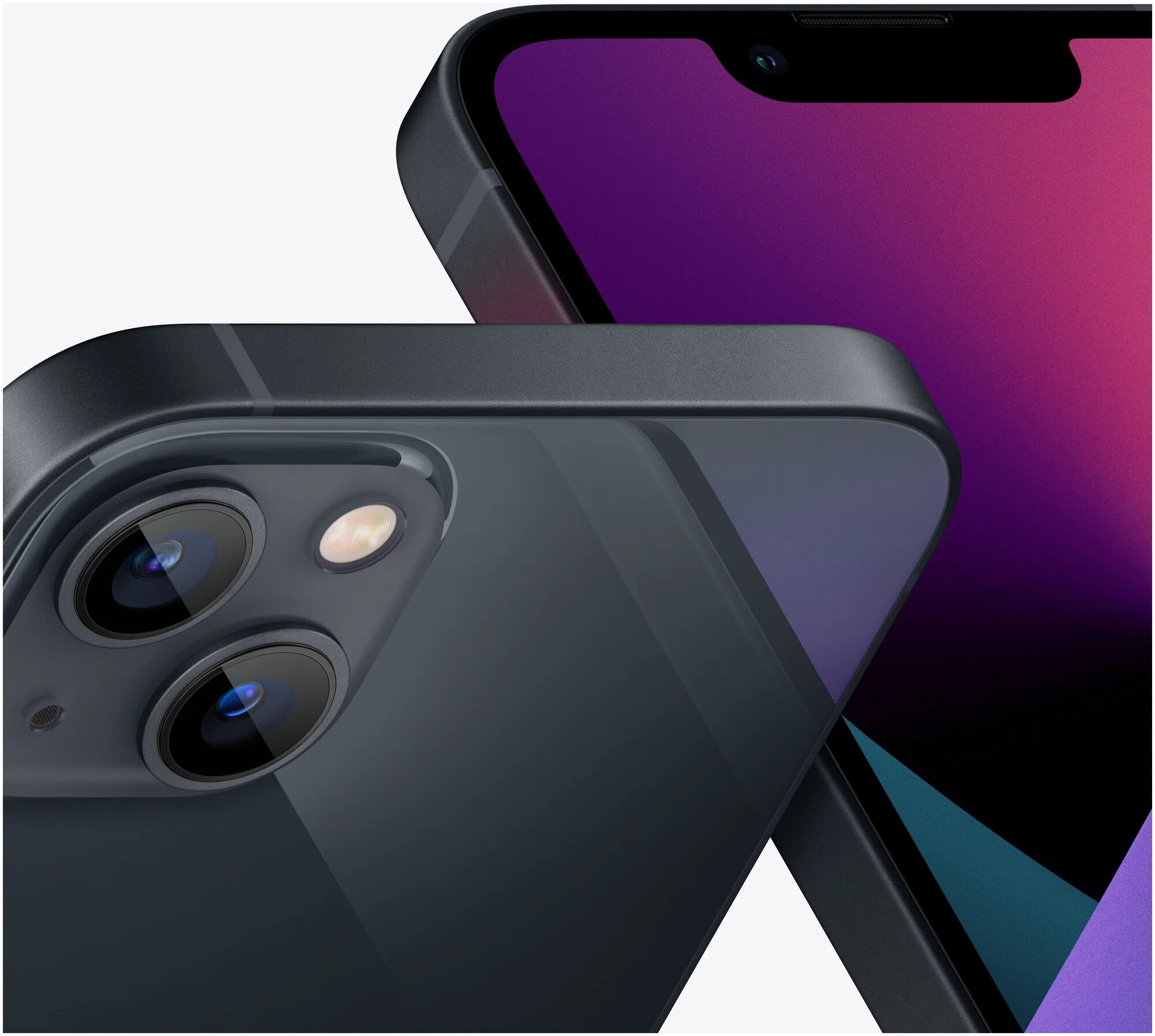 Смартфон Apple iPhone 13 128 ГБ, Dual: nano SIM + nano SIM, Midnight тёмная ночь — фото 1