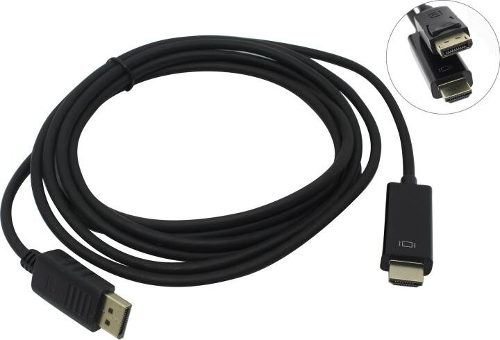 Кабель DisplayPort -> HDMI Exegate EX-CC-DP-HDMI-3.0