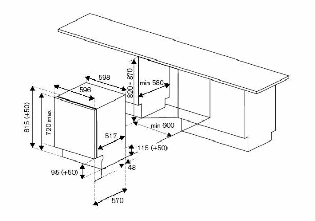 Встраиваемая посудомоечная машина Bertazzoni DW6083PRV