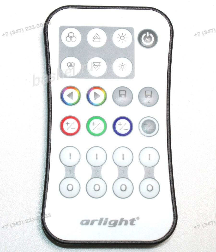 Пульт кнопочный SMART-R2-RGBW White 4 зоны, 2.4GHz (совместим с контроллерами SMART RGBW), Arlight