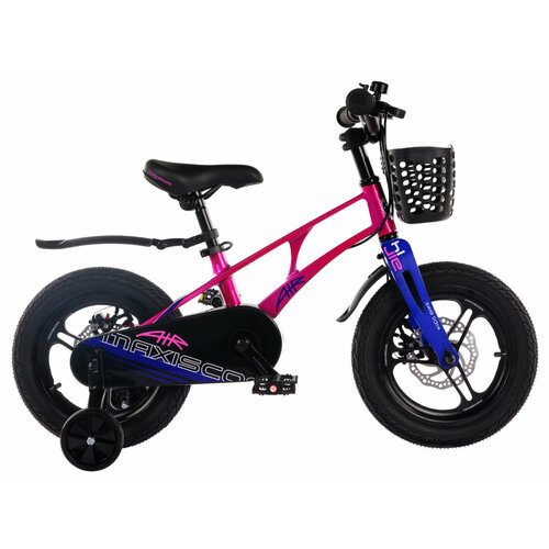 фото Детский велосипед maxiscoo air pro 14" (2024) 14 темно-розовый (90-105 см)