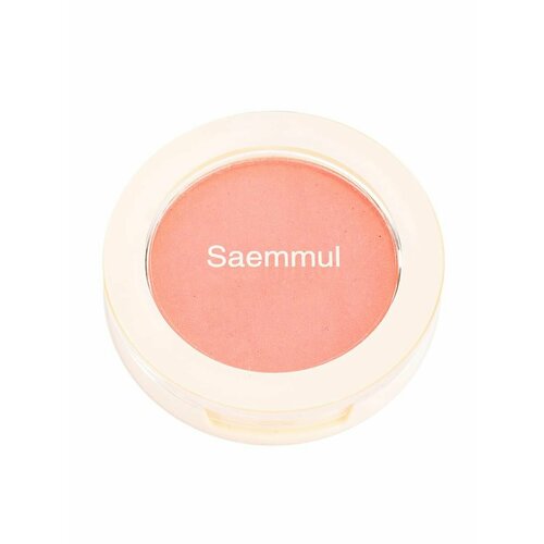 Румяна, 5 гр, Saemmul Single Blusher CR01 Naked Peach, THE SAEM