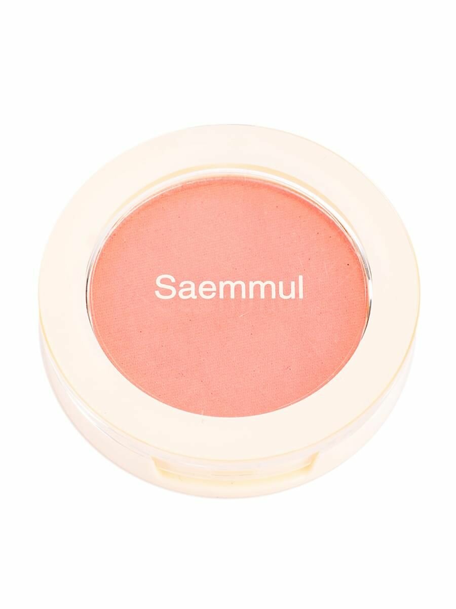 Румяна, 5 гр, Saemmul Single Blusher CR01 Naked Peach, THE SAEM