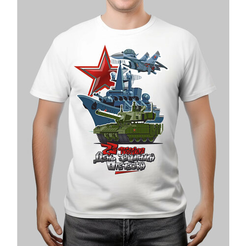 Футболка, размер M, белый