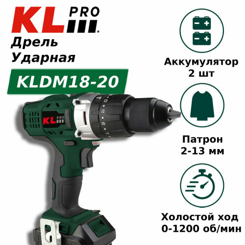 Дрельшуруповёрт KLPRO KLDM18-20 1395300₽