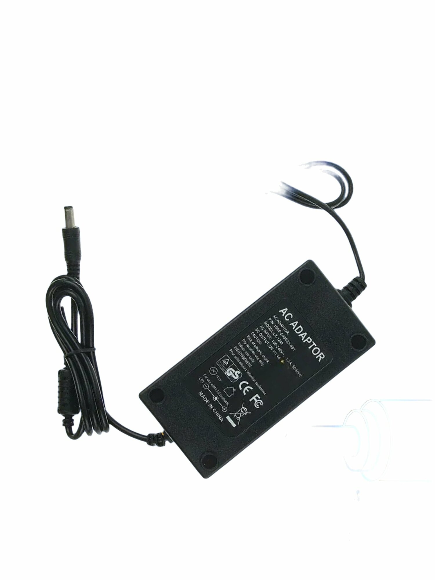 Адаптер питания для светодиодных лент (цельный) ac/dc adapter LX1250 12V 5A (Черный)