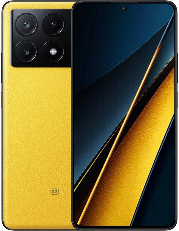 Смартфон Xiaomi POCO X6 Pro 8/256 ГБ Global, Dual nano SIM, Yellow