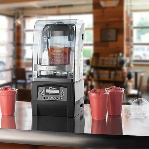 Блендер профессиональный с шумоизоляционным колпаком Vitamix Квайт Ван Тритан 14 л 1300Вт черный 21579700₽