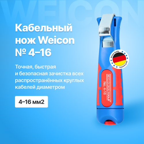 Стриппер с поворотными лезвиями WEICON № 4-16