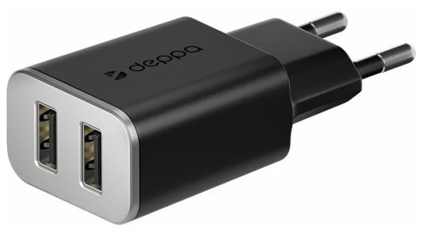 СЗУ Deppa 2USB 3.4A (11385) Черный