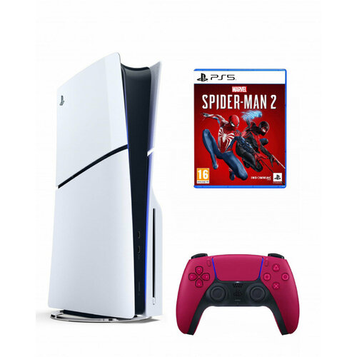 Приставка Sony Playstation 5 slim 1 Tb+Человек Паук 2 (диск)