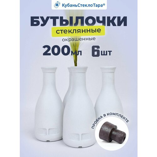 Набор стеклянных бутылок 6 шт 200 мл 538₽