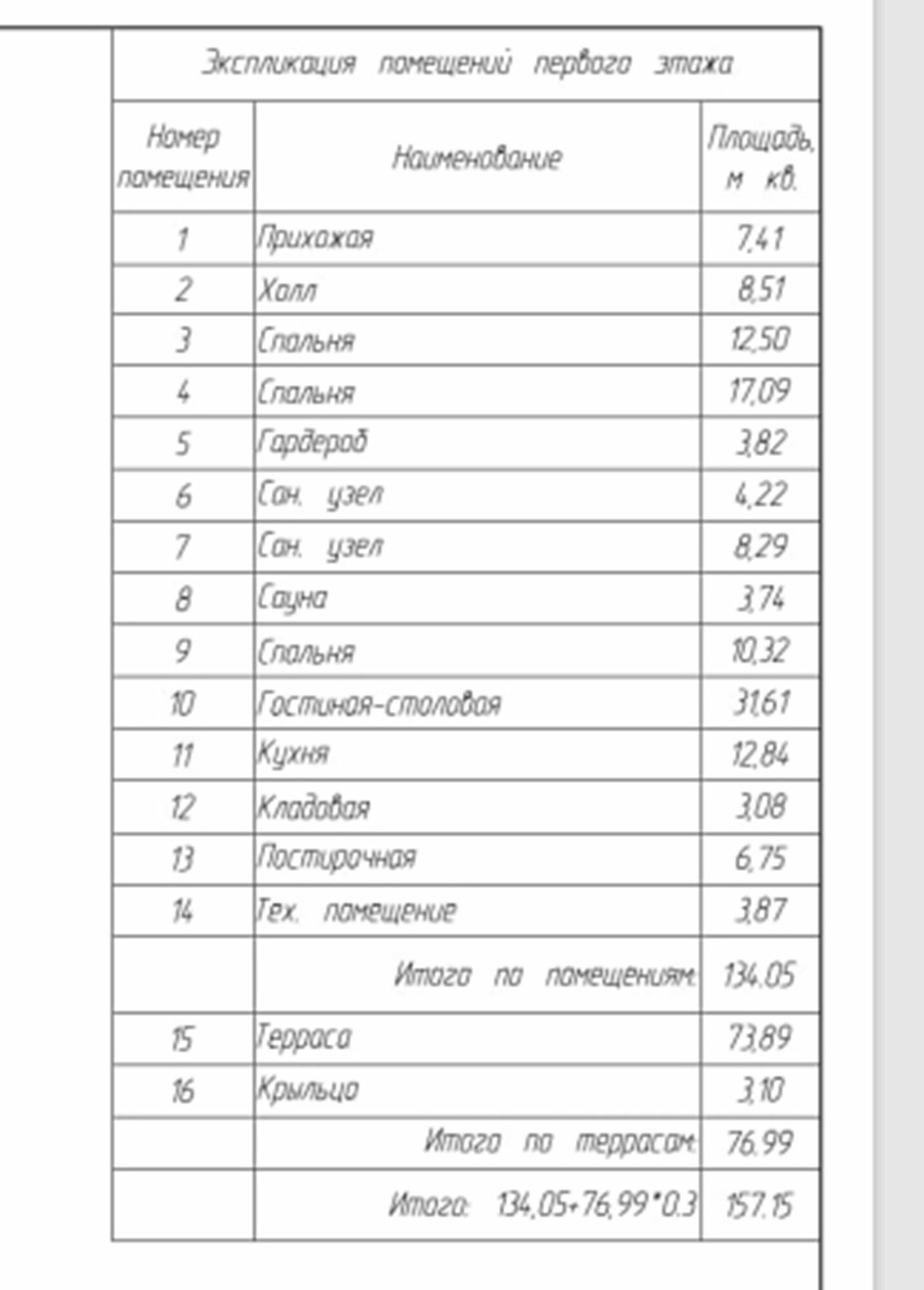 Готовый проект дома из газобетона 134,05м2 - фотография № 6