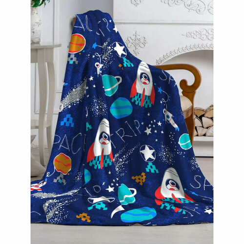 Плед Павлинка Аэро Софт Космос р 150100 889₽