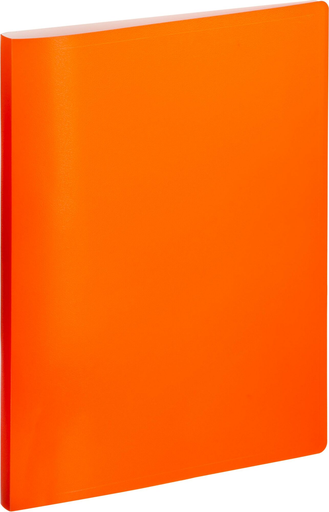 Скоросшиватель пластиковый с пруж мех Attache Neon А4 500мкм, оранжевый