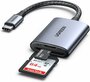 Карт-ридер Ugreen CM401 USB-C to SD/TF Grey 80888