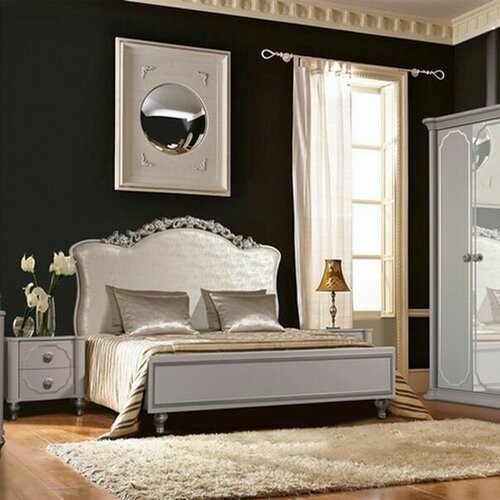 Спальный гарнитур Слониммебель Вена 6Д-18М кашемир 261576₽