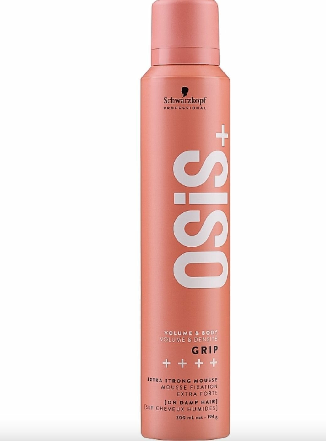 Schwarzkopf OSiS+ Grip - Мусс для волос ультрасильной фиксации, 200 мл