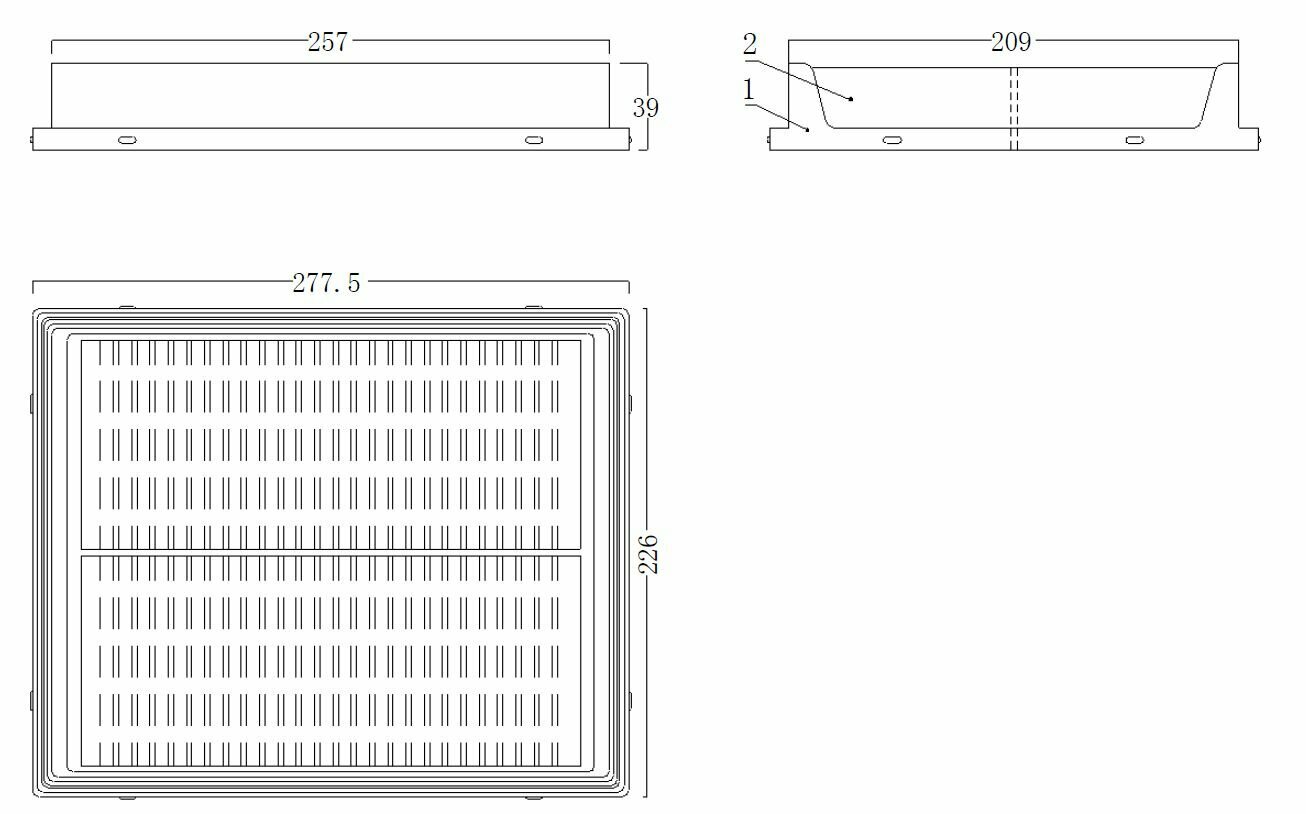 Фильтр воздушный 281132P100 ASIN. FA2588 для KIA (Sorento XM) (2,4)