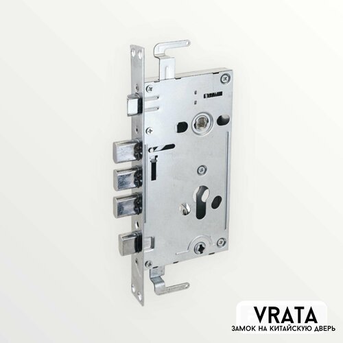 Замок врезной для китайских металлических дверей левых и правых VRATA без ручек 1052₽