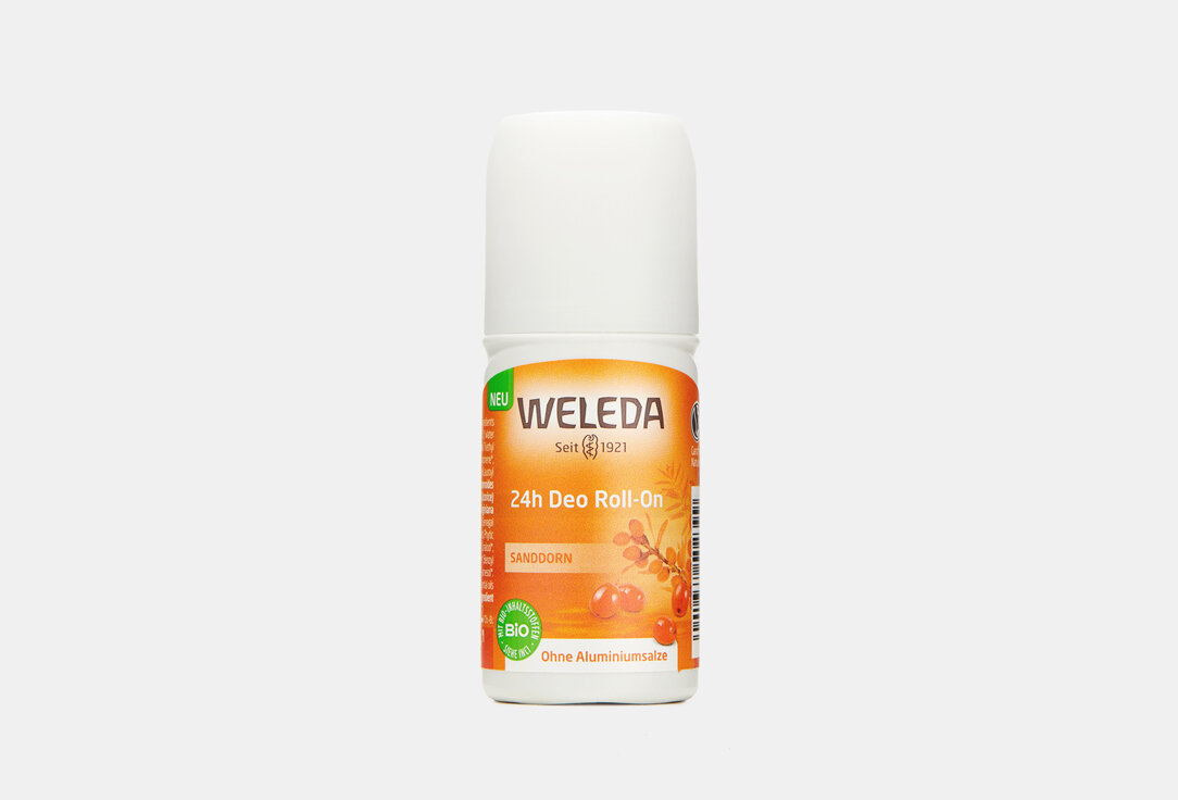 Облепиховый дезодорант 24 часа Weleda, Roll-On 50мл