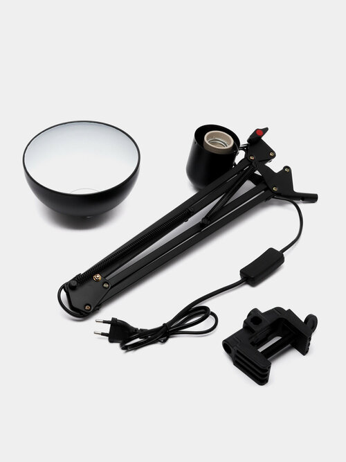 Настольная лампа с фиксатором Desk Lamp AD-800 max, 60w Цвет Черный