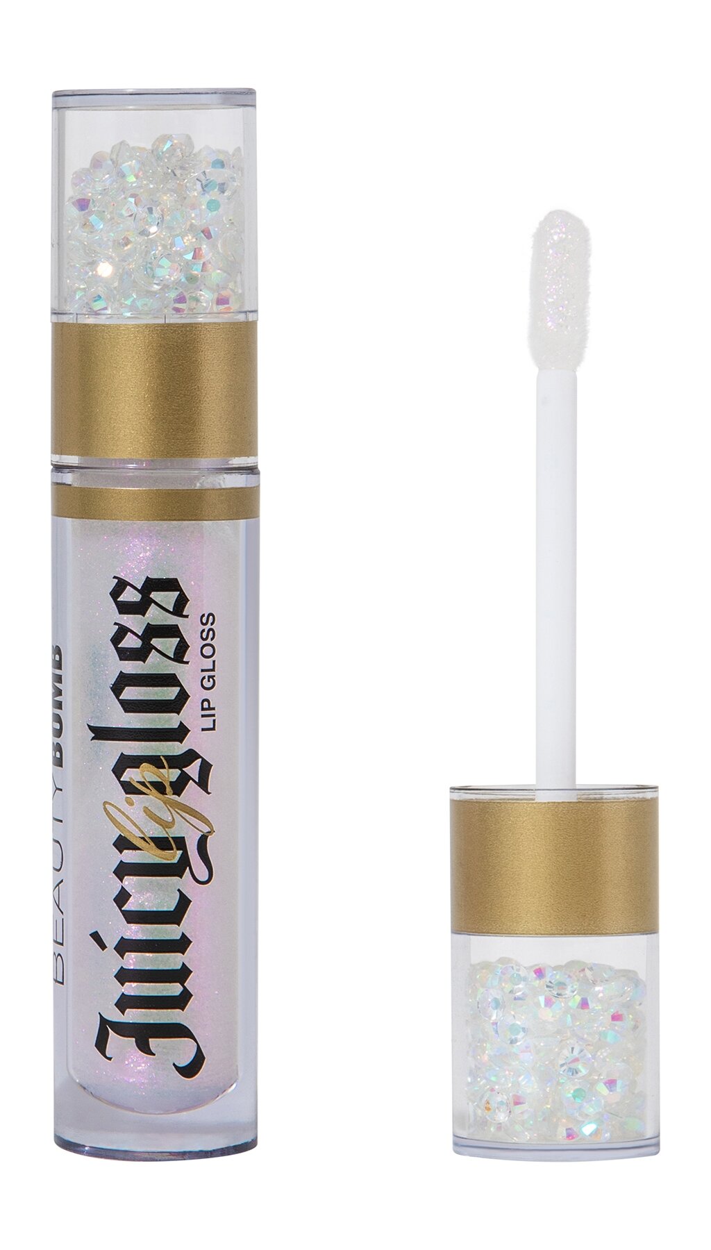 BEAUTY BOMB Блеск для губ Juicy, 3,4 мл, 01 Diamond Star