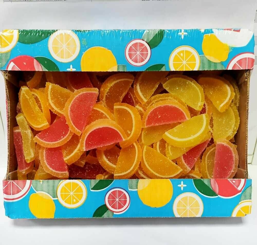 Мармелад желейный Дольки цитрусовые (апельсин, лимон, грейпфрут)Азовская кондитерская фабрика 1 кг.