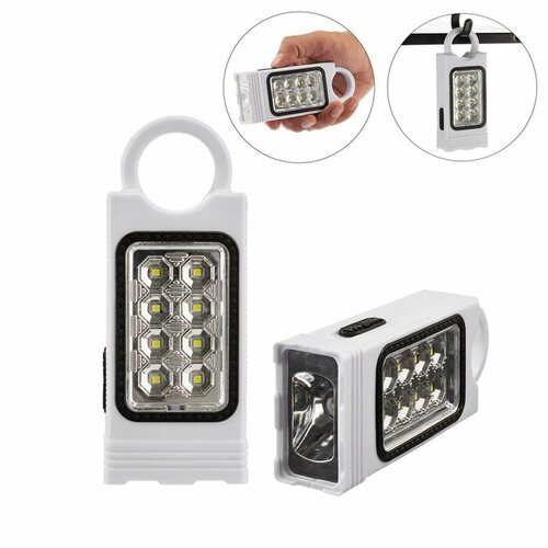 Кемпинговый фонарь 3 Вт 3 АА 2 режима 15 х 5 см белый 1 шт 299₽