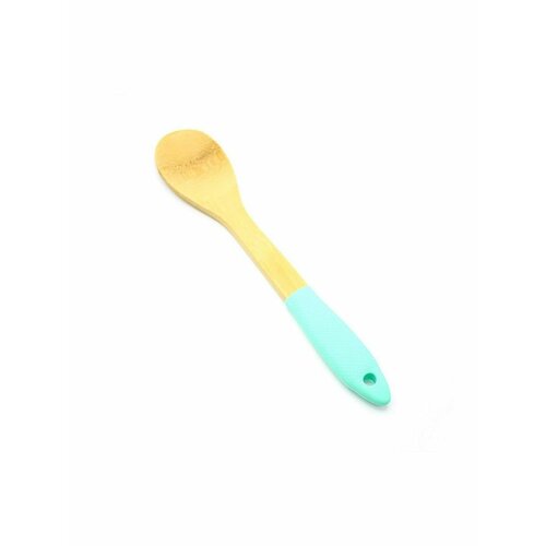 Ложка кулинарная бамбуковая с силиконовой ручкой 30см 331₽