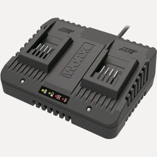 Изображение товара Двойное зарядное устройство Worx WA3772, 20В, 2x1A