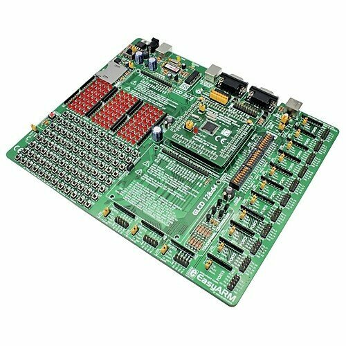 ME-EASYARM Отладочная плата с набором периферии 1 шт. для разработки и отладки приложений на базе ARM микроконтроллеров от NXP в корпусах TQFP64 и TQFP144