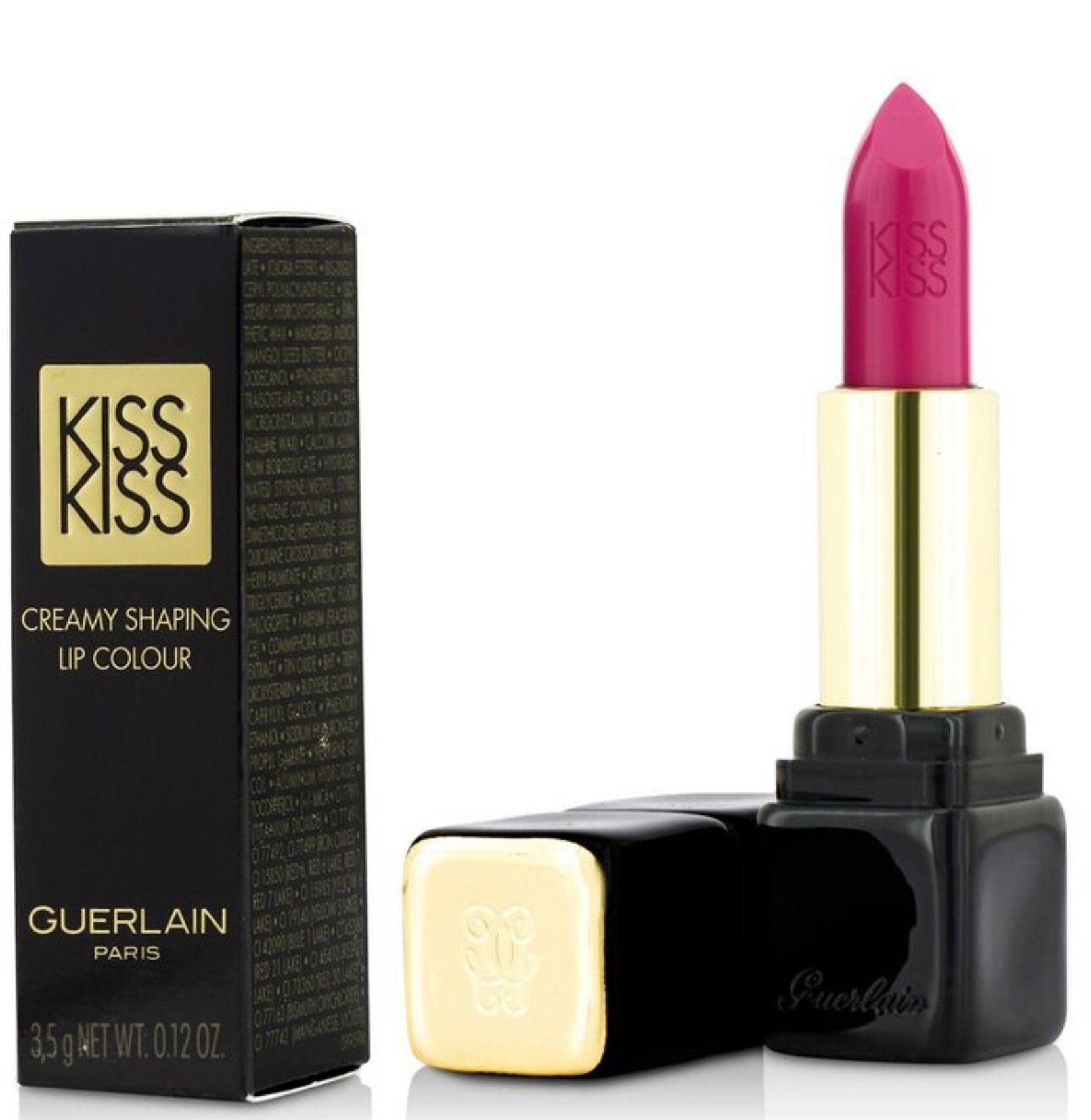 Помада Guerlain KissKiss Le Rouge creme galbant, оттенок 361 Excessive rose