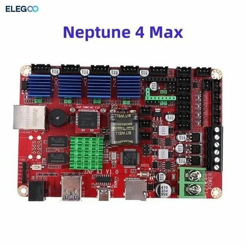 Плата управления для 3D принтера ELEGOO Neptune 4 MAX. Материнская плата ZNP K1 v1.0. модернизированный адаптер соединительная плата материнская плата модуль для адаптации платы для 3d принтера cr 10s pro