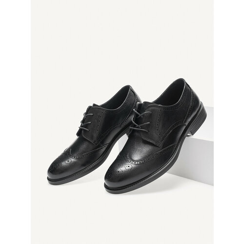 Туфли , размер 44, черный мужские кожаные броги vxo деловые классические туфли с острым носком мужские свадебные туфли кожаные деловые туфли повседневные туфли на
