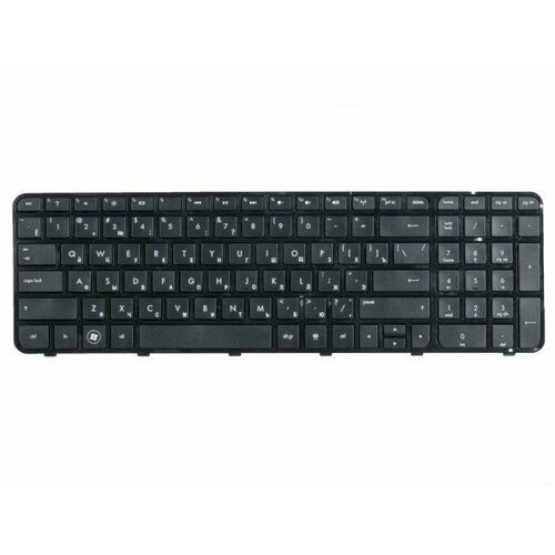 Клавиатура ZeepDeep для HP для Pavilion g6-2000 699497-251 Black, black frame, гор. Enter hp q5999a