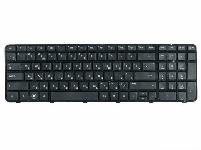 Клавиатура ZeepDeep для HP для Pavilion g6-2000 699497-251 Black, black frame, гор. Enter