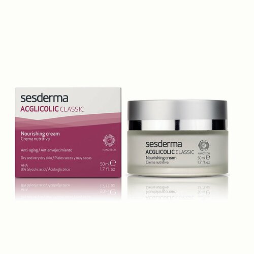 Sesderma ACGLICOLIC CLASSIC Nourishing cream - Питательный крем ночной для кожи лица с гликолевой кислотой, 50 мл