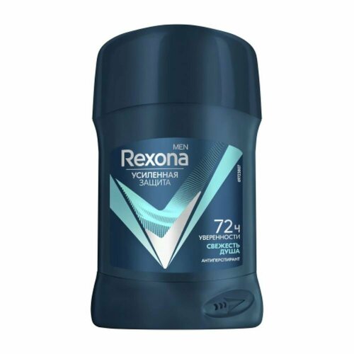 Дезодорант-антиперспирант стик Rexona Свежесть душа мужской, 50 мл rexona дезодорант антиперспирант стик men motionsense свежесть душа дерзкий апельсин 50 мл 6 шт