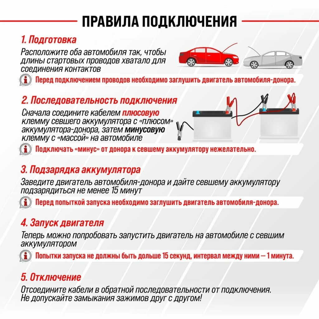 Провода прикуривания Skyway - фото №16