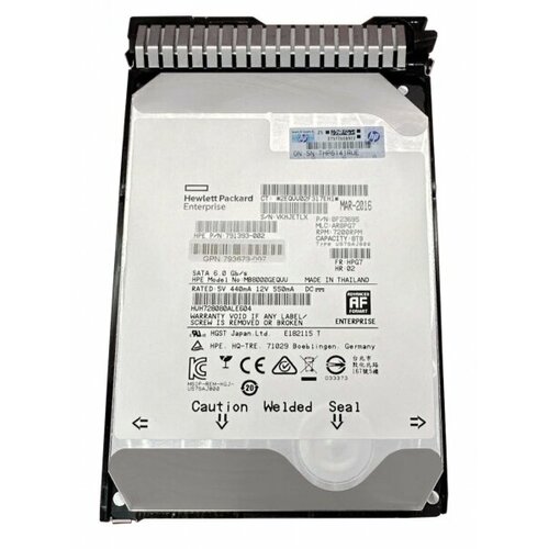 Жесткий диск HP 819203-B21 8Tb 7200 SATAIII 35 HDD 44390₽