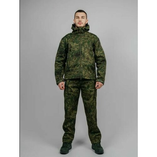 Костюм Softshell с капюшоном пиксель L