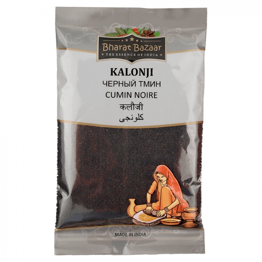BHARAT BAZAAR Kalonji Калонджи Семена Черный Тмин 100г