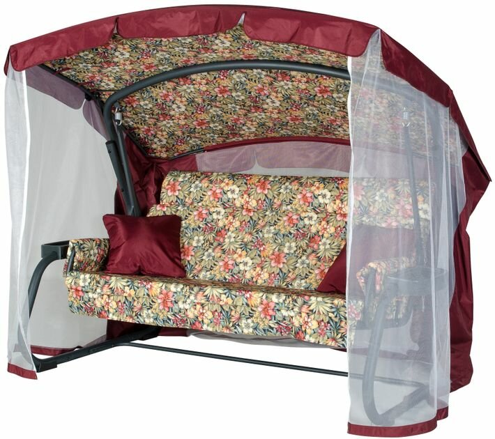 фото Качели садовые Риека антрацит 237Х139