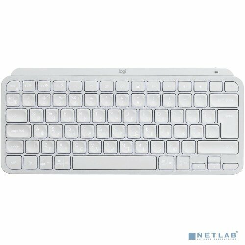 Logitech Клавиатура 920-010502 Logitech Wireless MX Keys MINI Keyboard Pale Grey комбинированная расцветка клавиатура logitech wireless keyboard pop keys daydream mint 920 010717